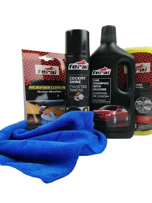 FERAL Zestaw Do Mycia Moto 5 Szt.